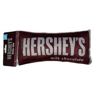Hershey's Milk Chocolate Plush Squeaky Crinkle Dog Toy